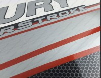 Mercury 100HP Four Stroke 2013-2017 Outboard Decal Kit